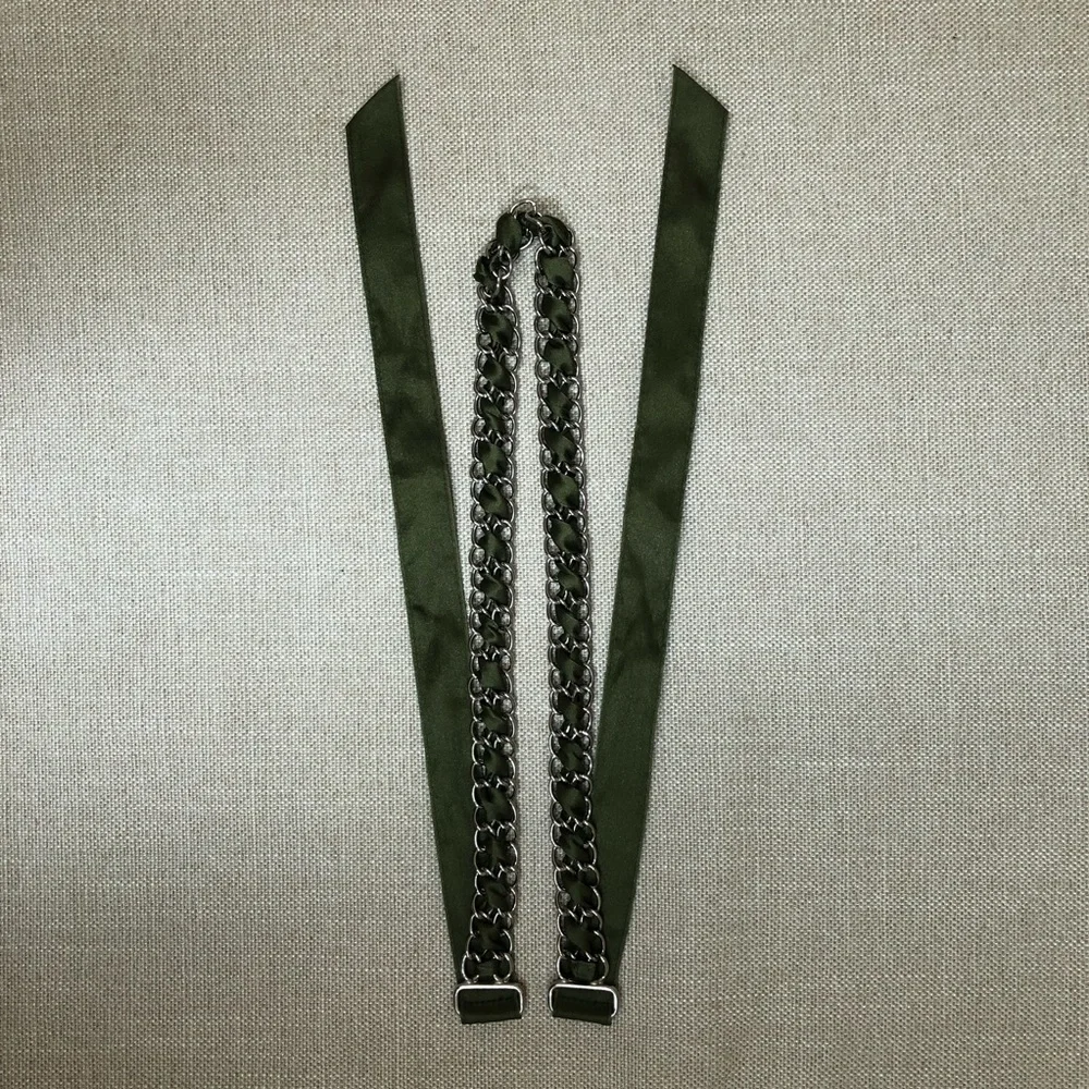 Y2K Express Ribbon Double Cain Link Belt